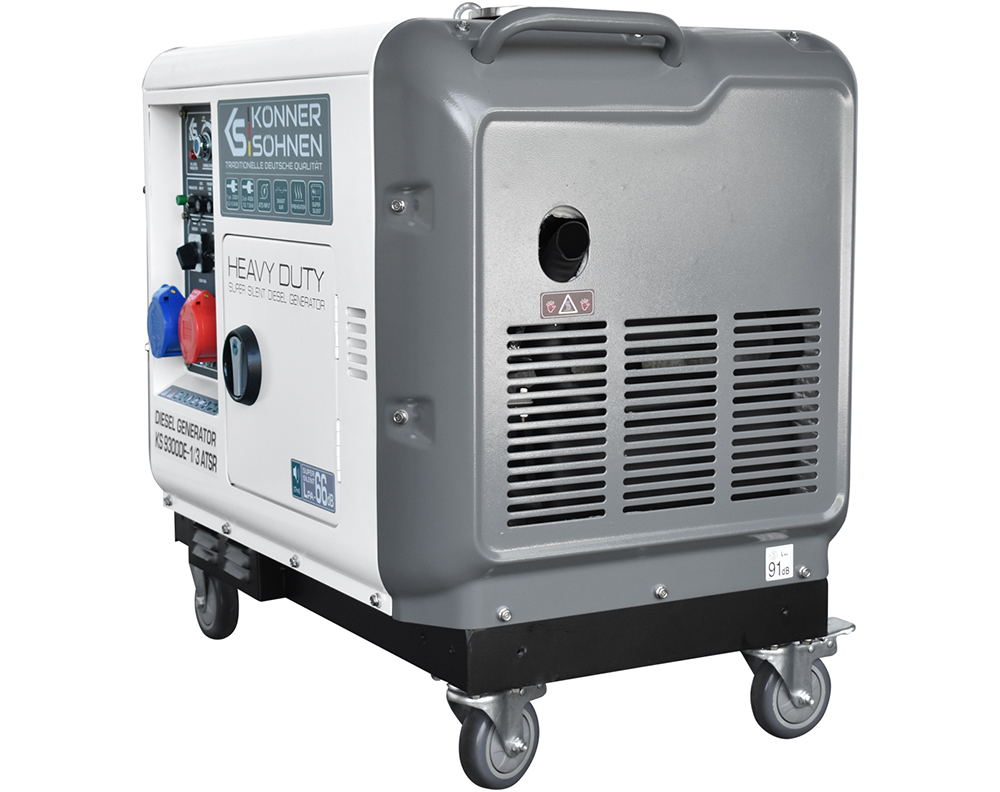 Generator de curent diesel Konner & Sohnen KS 9300DE-1/3 ATSR SUPER SILENT, 230/400V, max. 7.5kW, motor Diesel 18CP, insonorizat, EURO 5 [4]