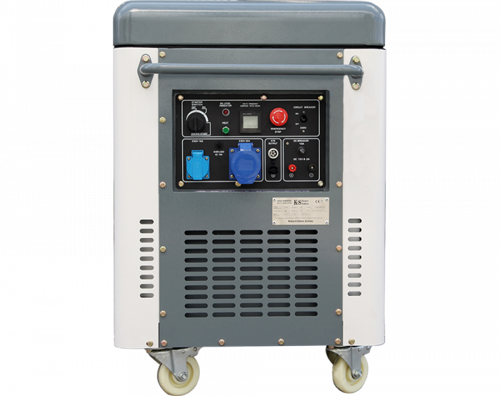 Generator de curent diesel Konner & Sohnen KS 11-2DE ATSR, 8kW, Diesel, monofazat, insonorizat, 15CP [4]