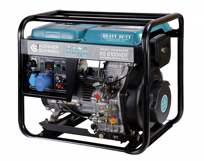 Generator de curent diesel Konner and Sohnen KS 6100HDE - 5.5 kW motor euro V [4]