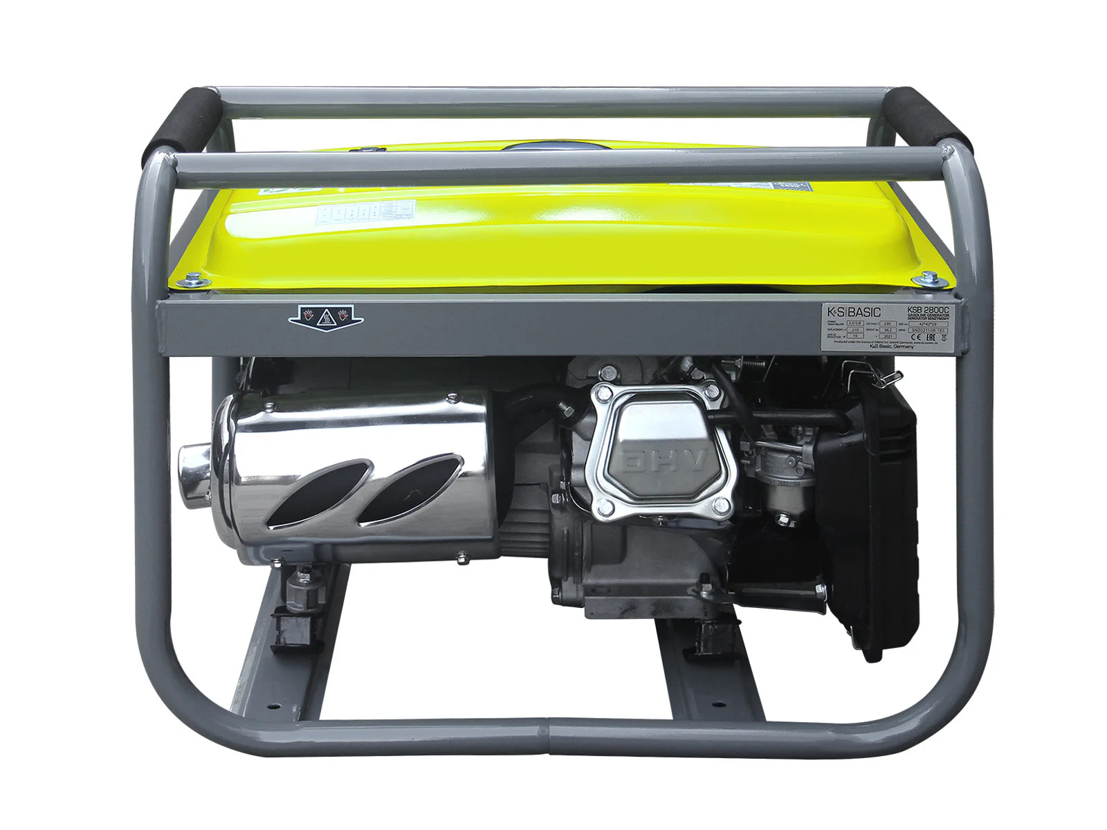 Generator de curent pe benzina Konner & Sohnen Basic KSB 2800C, 2.8kW, benzina, 7 CP, monofazat, AVR, bobinaj cupru [4]