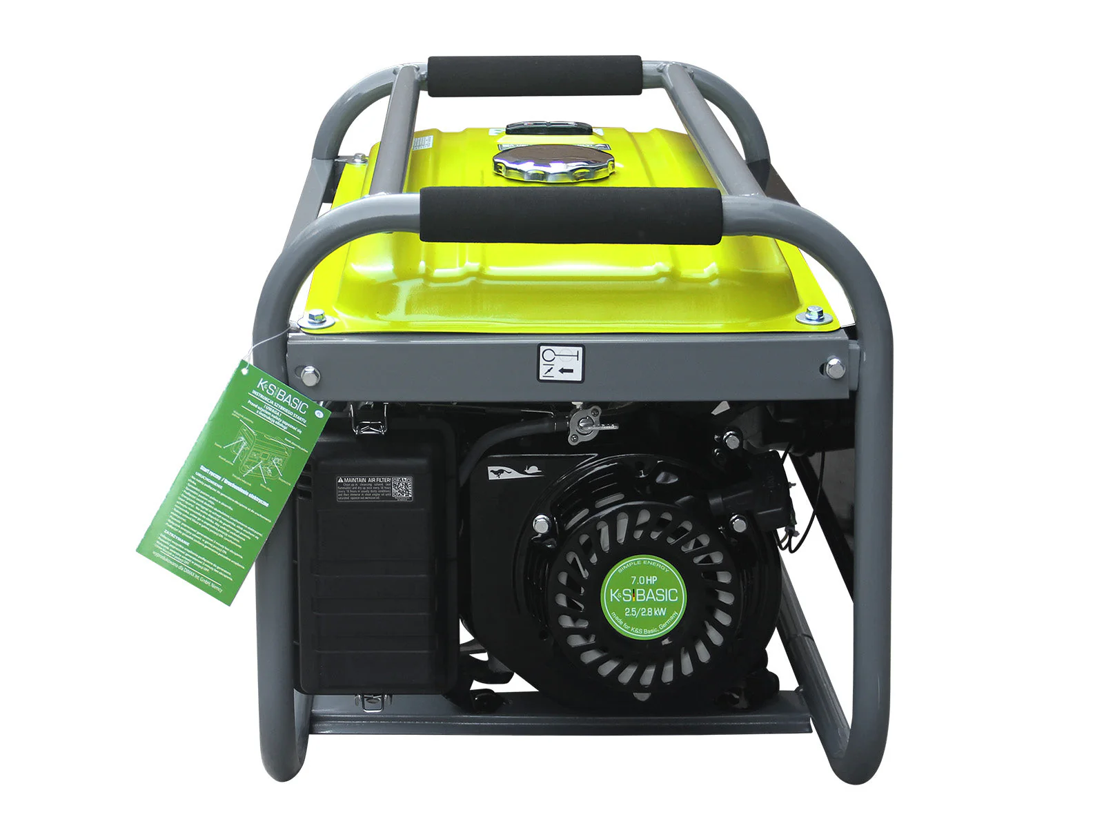 Generator de curent pe benzina Konner & Sohnen Basic KSB 2800C, 2.8kW, benzina, 7 CP, monofazat, AVR, bobinaj cupru [5]