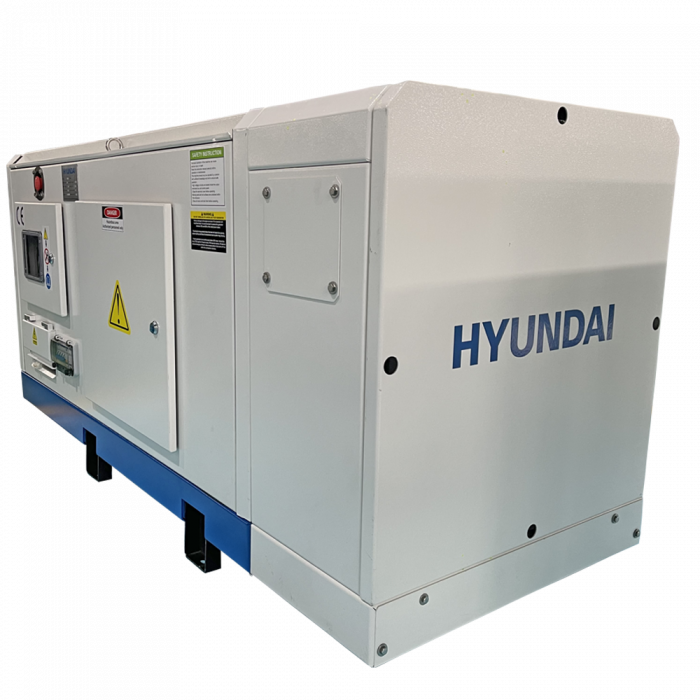Generator de curent trifazat cu motor diesel HYUNDAI DHY20L, 22 KVA max. [3]