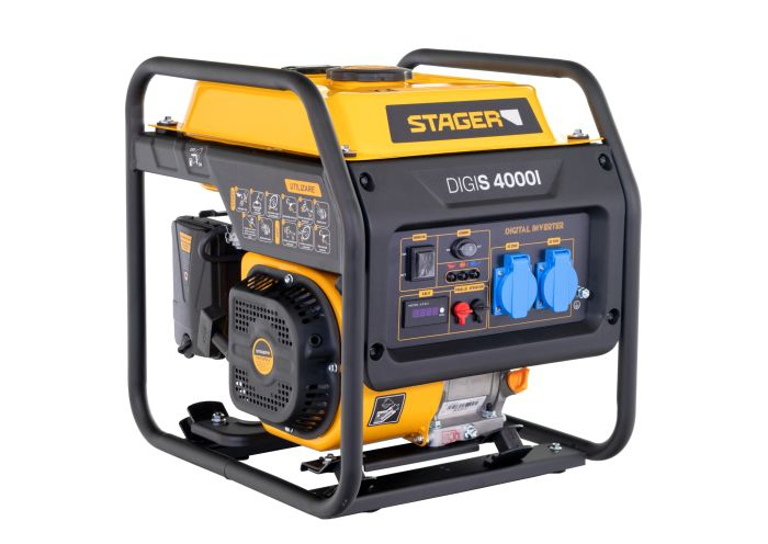 Generator digital invertor Stager DigiS 4000i G2 5160000002 4kW, monofazat, benzina, bobinaj cupru, mod eco [1]