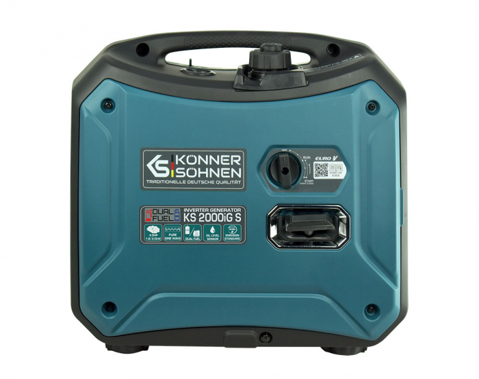 Generator digital monofazat Konner & Sohnen KS 2000iG S, 2 kW, benzina/GPL, 2.5CP, silentios [6]