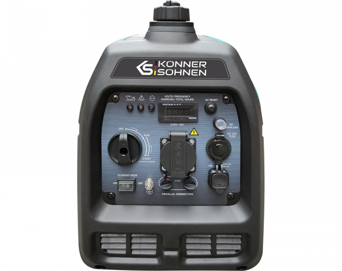 Generator digital monofazat Konner & Sohnen KS 3100i S, 3.1 kW, benzina, 4.6CP, silentios [3]