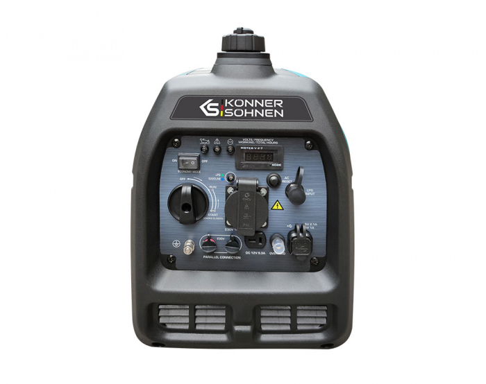 Generator digital monofazat Konner & Sohnen KS 2100iG S, 2 kW, benzina/GPL, 3.3CP, silentios [4]