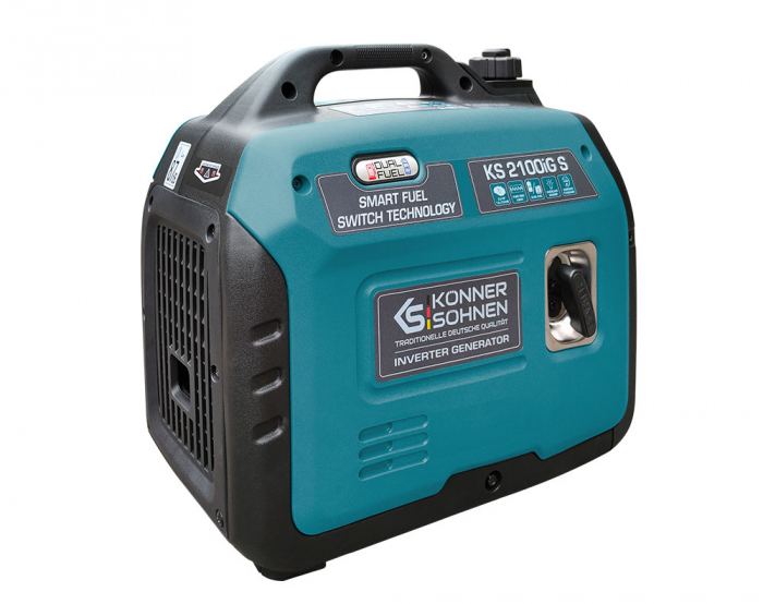 Generator digital monofazat Konner & Sohnen KS 2100iG S, 2 kW, benzina/GPL, 3.3CP, silentios [9]