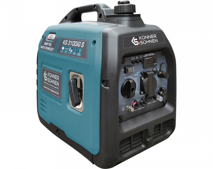 Generator digital monofazat Konner & Sohnen KS 3100iG S, 3.1 kW, benzina/GPL, 4.6CP, silentios [2]