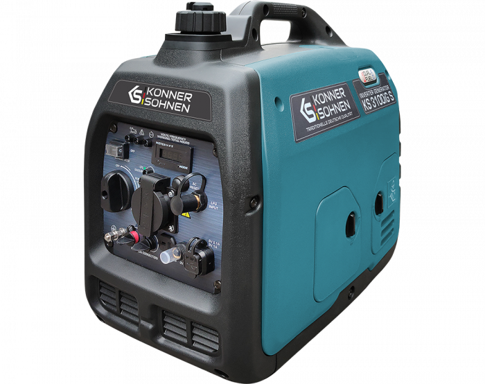 Generator digital monofazat Konner & Sohnen KS 3100iG S, 3.1 kW, benzina/GPL, 4.6CP, silentios [4]