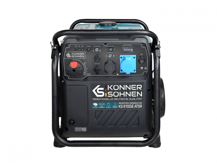 Generator invertor Konner&Sohnen KS 8100iE ATSR, pe benzina, 8.0 kW, 16CP, curent monofazat, pornire electrica [4]