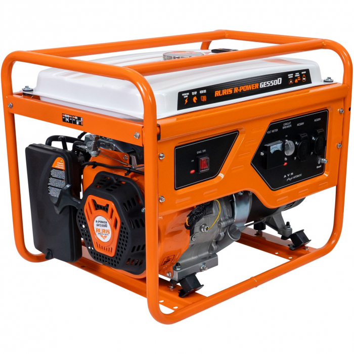 Generator electric RURIS R-Power GE5500 monofazat 5.5 kw, benzina, pornire la sfoara [1]