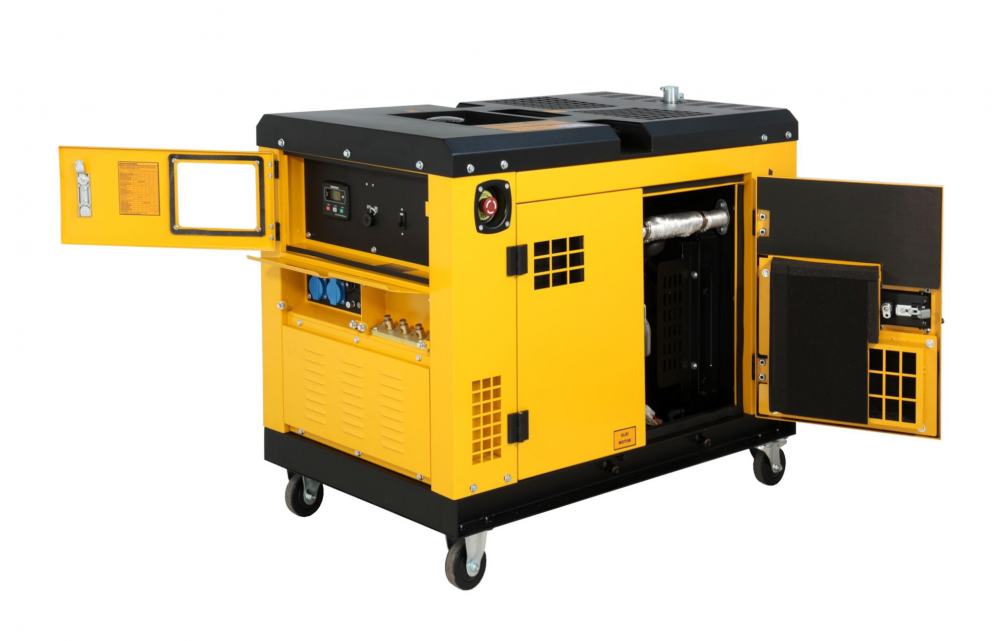 Stager YDE13TA Generator insonorizat 10kVA, 39A, 3000rpm, monofazat, diesel, pornire electrica [3]