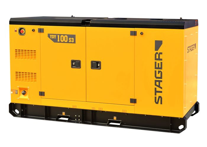 Generator insonorizat diesel Stager YDY100S3 1158000100S3, trifazat 100 kVA, 131A, 1500rpm [1]