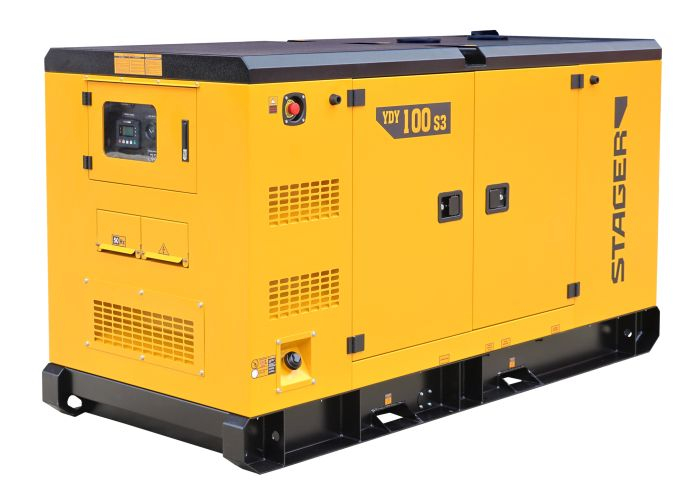 Generator insonorizat diesel Stager YDY100S3 1158000100S3, trifazat 100 kVA, 131A, 1500rpm [2]