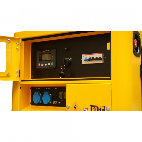 Generator insonorizat Stager YDE12TD3, 3000rpm, diesel, trifazat [3]