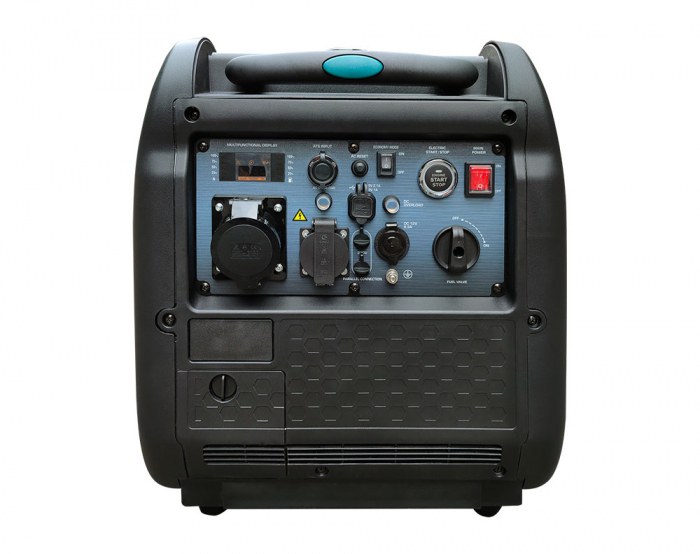 Generator invertor Könner & Söhnen KS 5500iES ATSR, 5.5 kW, benzina, 9.5 cp, 1х16А, 1х32А, motor KS 330i, consum redus, LED display [5]