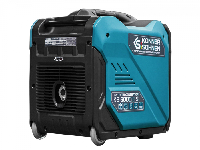 Generator invertor Konner & Sohnen KS 6000iE S ATSR, 5.5 kW, benzina, 7.5 cp, 1х16А, 1х32А, motor KS 240i, consum redus, LED display [9]