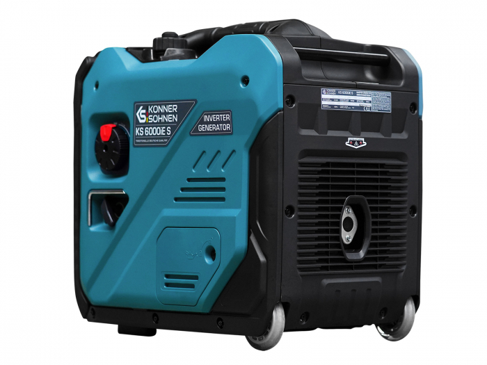 Generator invertor Konner & Sohnen KS 6000iE S ATSR, 5.5 kW, benzina, 7.5 cp, 1х16А, 1х32А, motor KS 240i, consum redus, LED display [4]