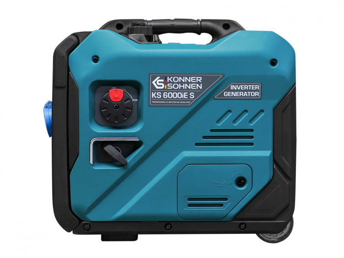 Generator invertor Konner & Sohnen KS 6000iE S ATSR, 5.5 kW, benzina, 7.5 cp, 1х16А, 1х32А, motor KS 240i, consum redus, LED display [3]