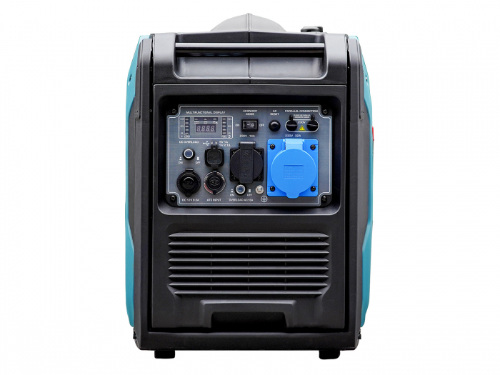 Generator invertor Konner & Sohnen KS 6000iE S ATSR, 5.5 kW, benzina, 7.5 cp, 1х16А, 1х32А, motor KS 240i, consum redus, LED display [7]