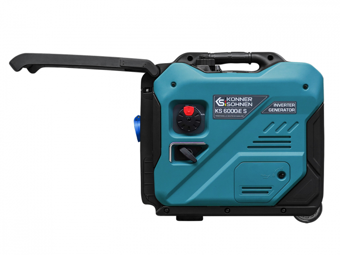 Generator invertor Konner & Sohnen KS 6000iE S ATSR, 5.5 kW, benzina, 7.5 cp, 1х16А, 1х32А, motor KS 240i, consum redus, LED display [2]