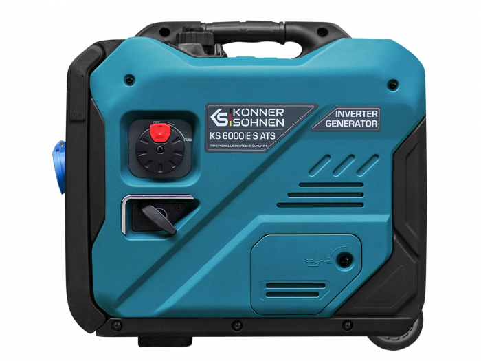Generator invertor Konner & Sohnen KS 6000iE S ATS, 5.5 kW, automatizare incorporata, benzina, 7.5 cp, 1х16А, 1х32А, motor KS 240i, consum redus, LED display [4]