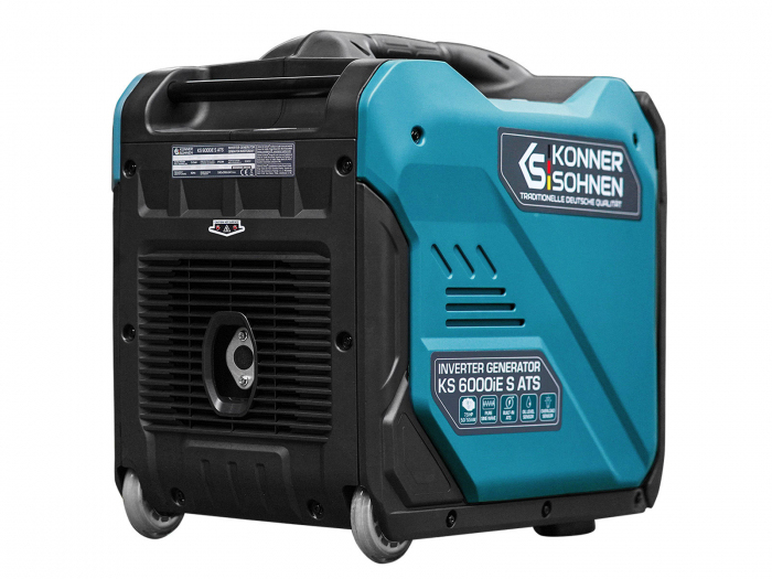 Generator invertor Konner & Sohnen KS 6000iE S ATS, 5.5 kW, automatizare incorporata, benzina, 7.5 cp, 1х16А, 1х32А, motor KS 240i, consum redus, LED display [6]