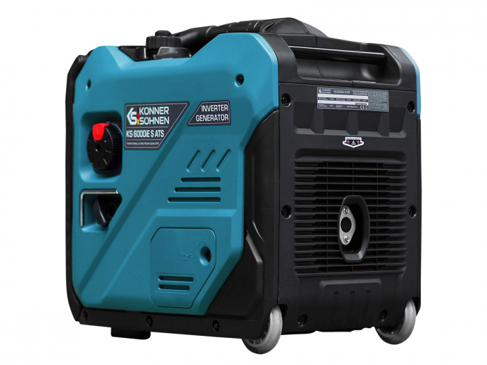 Generator invertor Konner & Sohnen KS 6000iE S ATS, 5.5 kW, automatizare incorporata, benzina, 7.5 cp, 1х16А, 1х32А, motor KS 240i, consum redus, LED display [5]