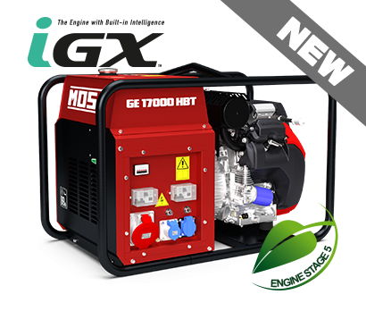 Generator Mosa GE 17000 HBT - AVR,  12,8 kW, trifazat, benzina, motor Honda i-GX800 [1]