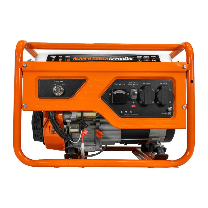 Generator open frame Ruris R-Power GE 2800RC, 7 CP, 2.8 kW, monofazat, benzina, pornire electrica, bobinaj cupru 100%, telecomanda [3]