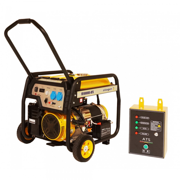Generator Stager FD 10000E+ATS 5160010000ATS 8kW, monofazat, benzina, automatizare, bobinaj cupru [3]
