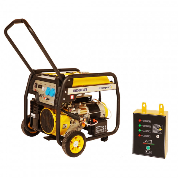 Stager FD 6500E+ATS 5160006500ATS generator open-frame 5kW, monofazat, benzina, automatizare [2]
