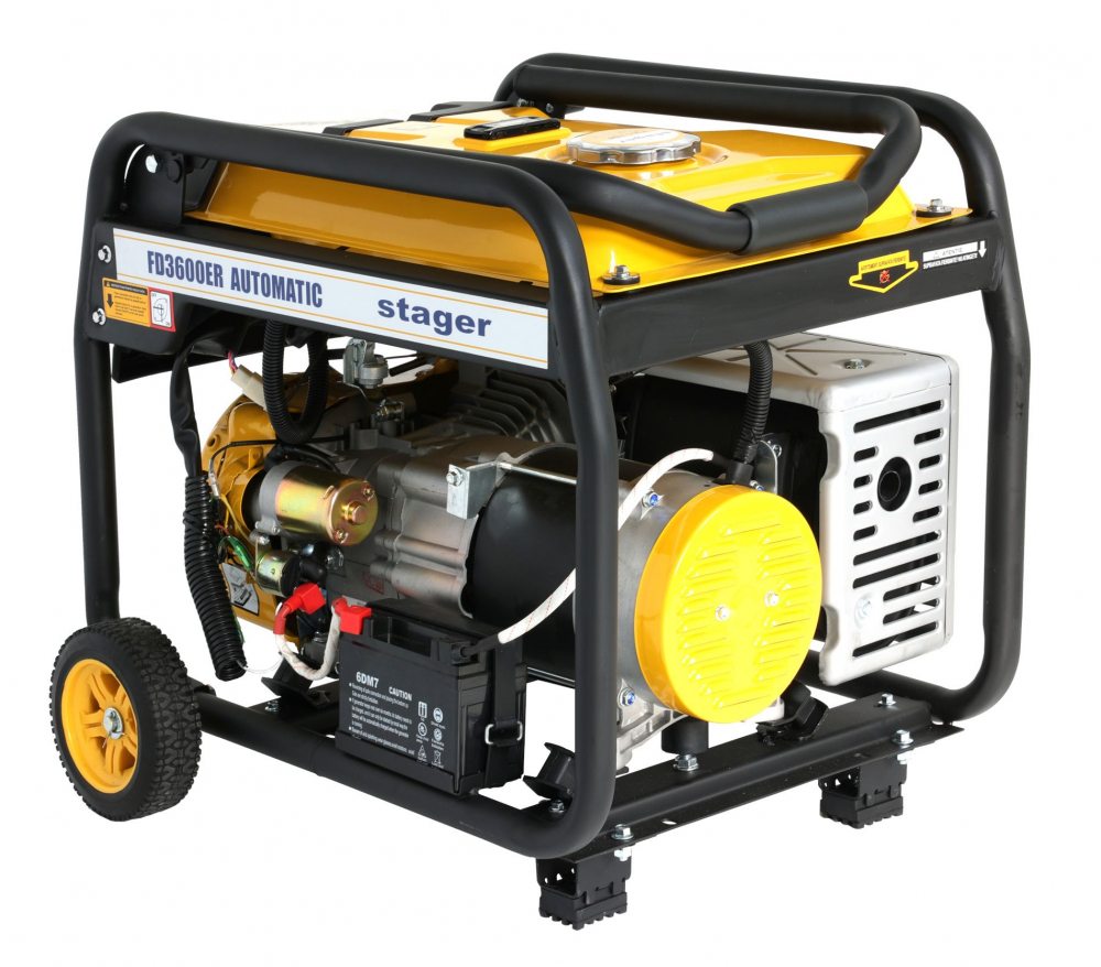 Generator curent monofazat Stager FD 3600ER Automatic G2, 230V, 3.0kW, benzină, conector ATS, multistart [4]