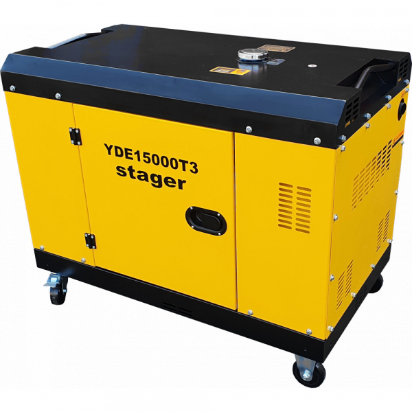 Generator Stager YDE15000T3 11580015000T3 14 kVA , 19A, 3000 rpm, diesel, trifazat, insonorizat [2]