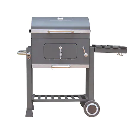 Gratar Tarrington House Memphis cu grill de fonta 57x41,7 cm, cenusar, desfacator de bere [2]