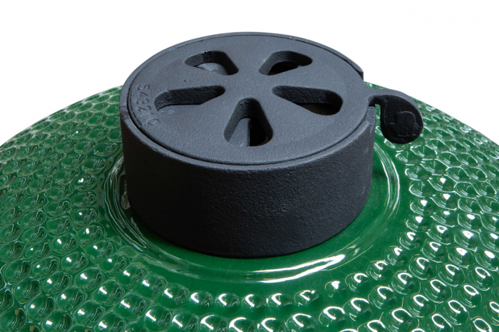 Gratar pe carbune Tarrington House AUPLEX Kamado, corp si bol din ceramica, diametru suprafata de gatit 47cm, verde [5]