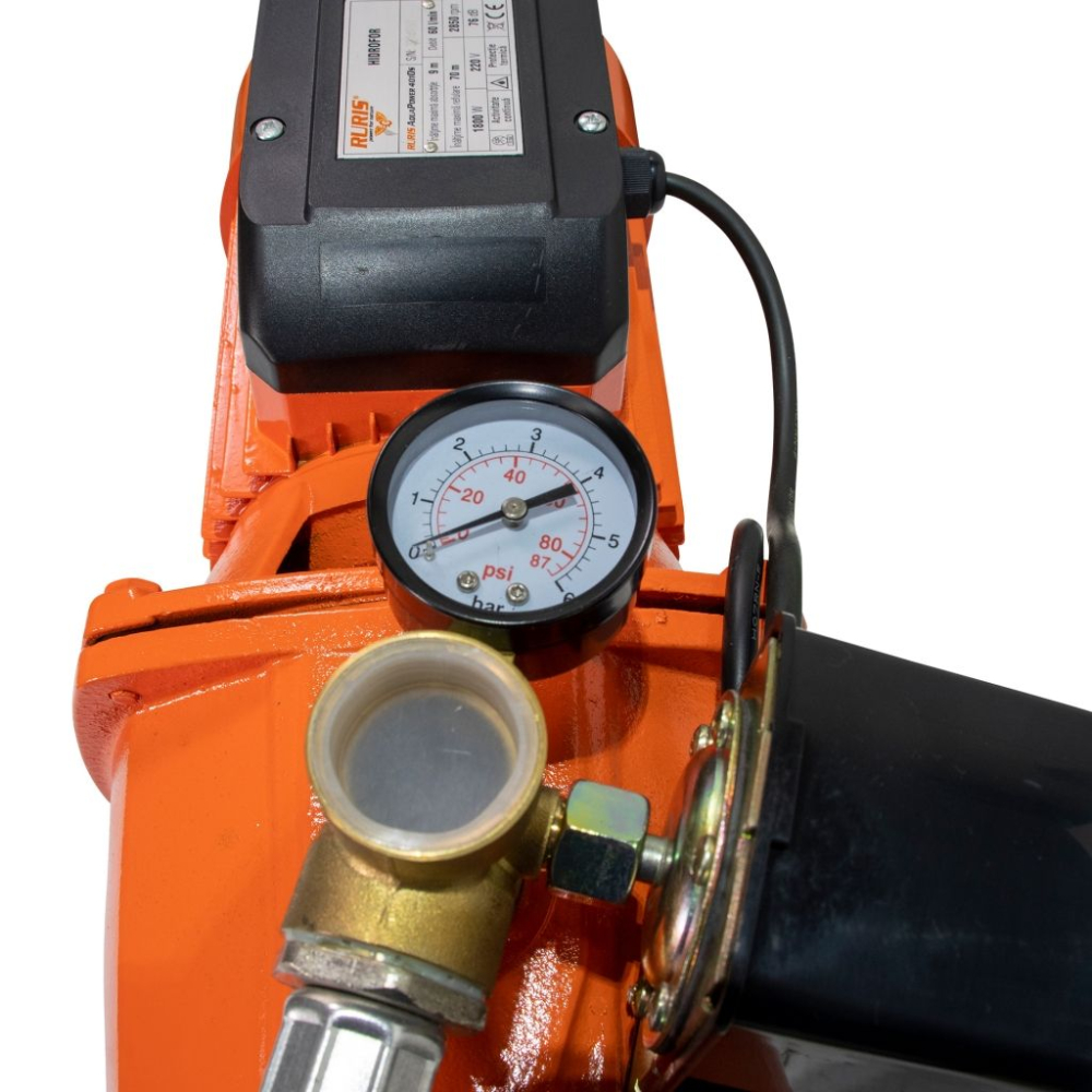 Hidrofor RURIS AquaPower 4010S, 1800W, rezervor 24L, debit 60 l/min, refulare 70 m [3]