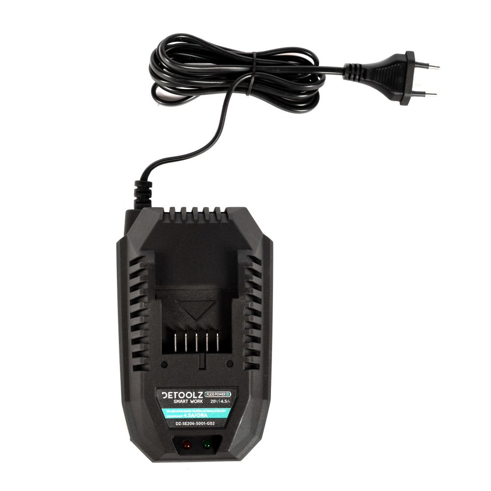 Incarcator rapid, Detoolz, pentru acumulator 20V, incarcare 4.5A/h [3]