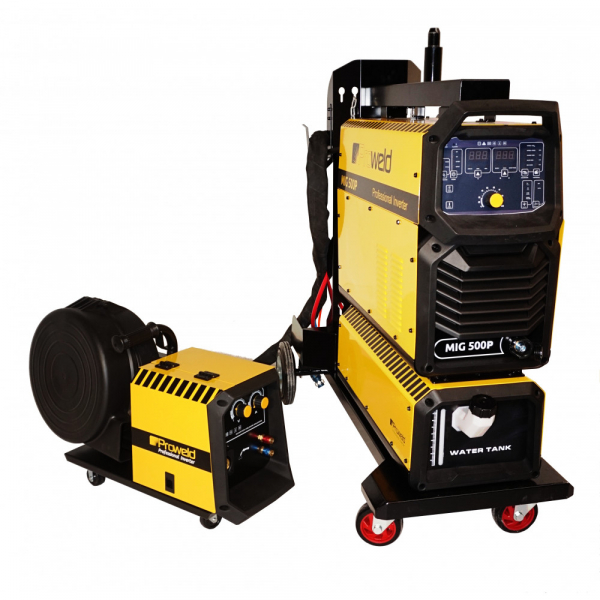 ProWELD MIG 500P 4551MIG500P invertor sudare MIG/MAG profesional, racire cu lichid, derulator detasabil, sudura aluminiu [2]