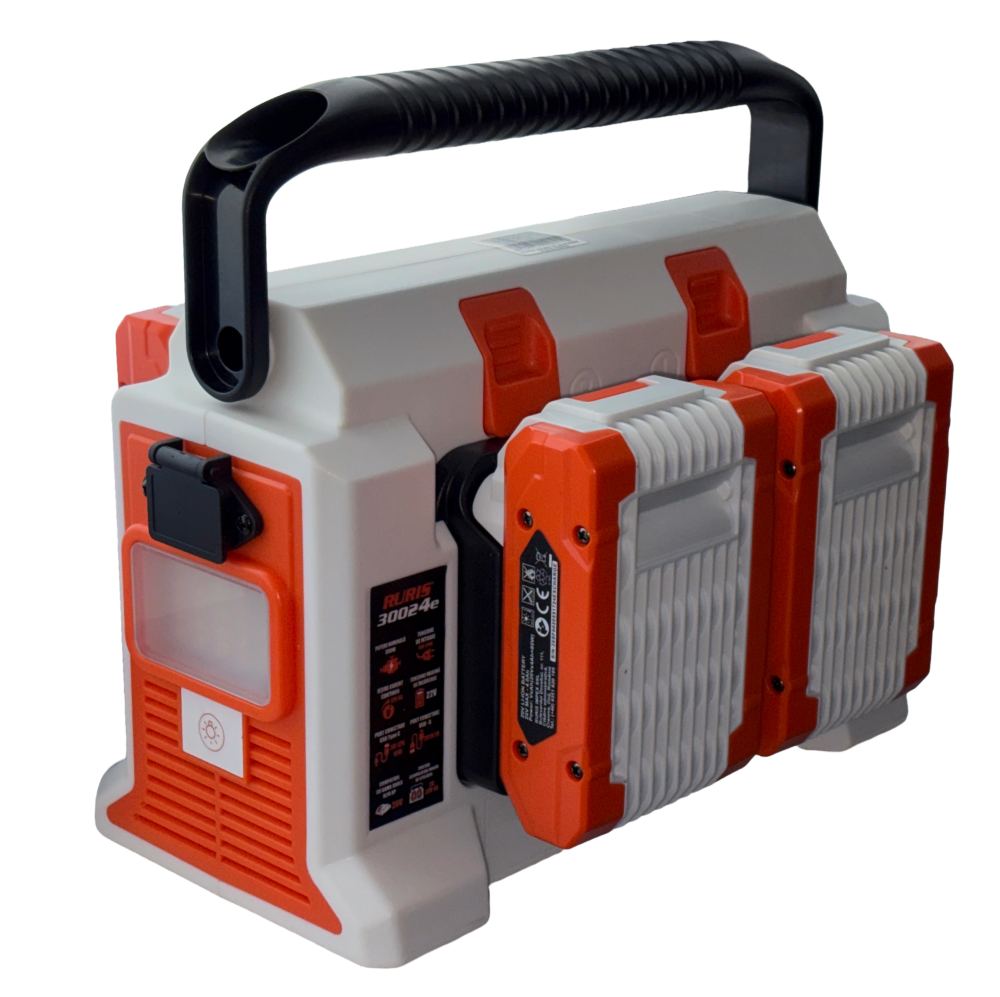 Invertor portabil pe acumulator RURIS 30024e + 4 acumulatori Alfa UP 2400e X-CHARGE [2]
