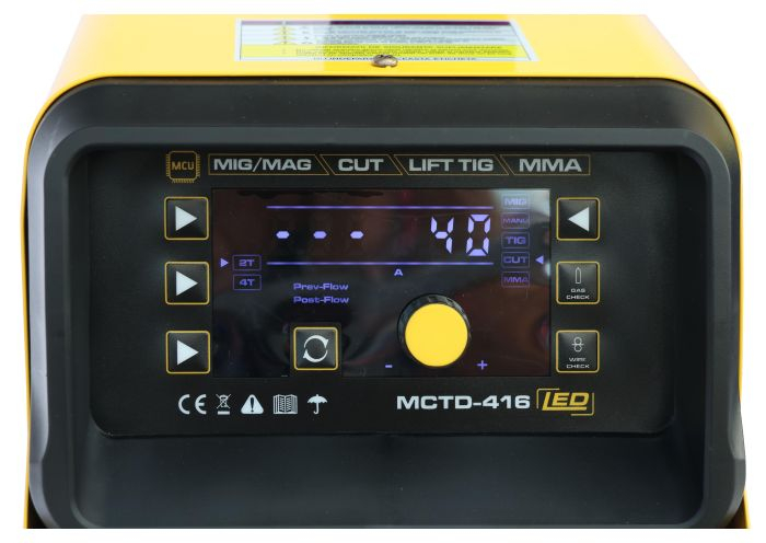 Invertor sudura multifunctional ProWELD MCTD-416L 4551000002 CUT/TIG/MMA/MIG [3]