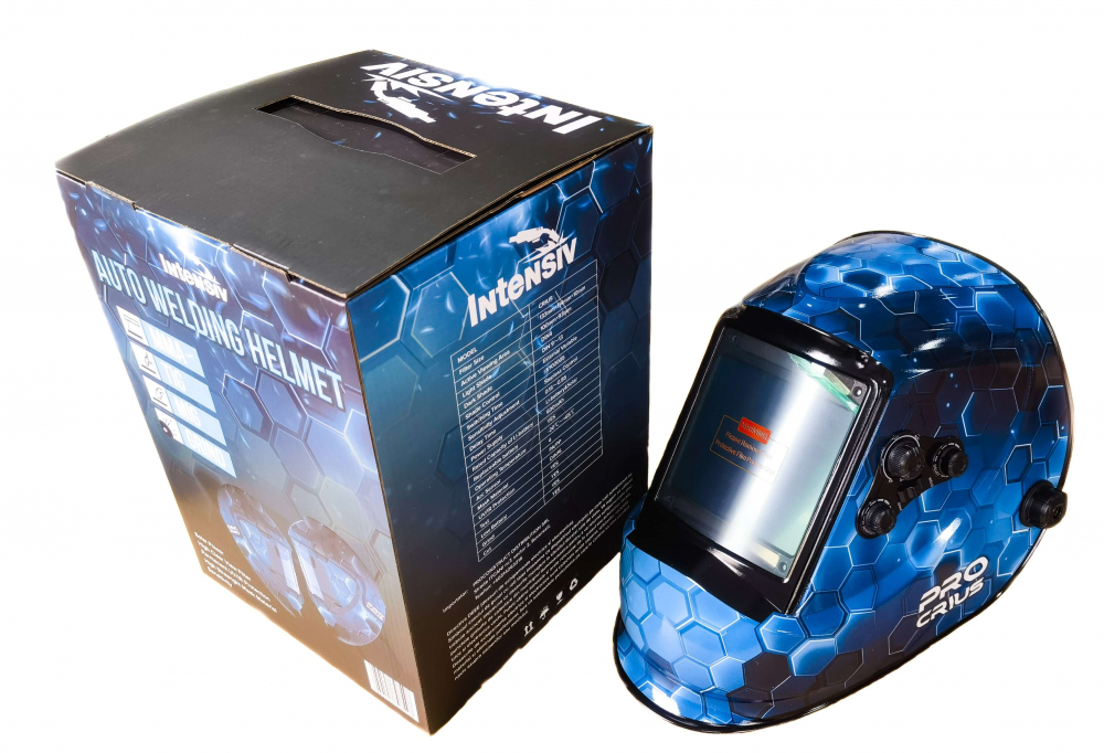 Masca de sudura cu cristale lichide 4 Senzori CRIUS, camp vizual 100x93 mm, tehnologie TRUE COLOR [6]