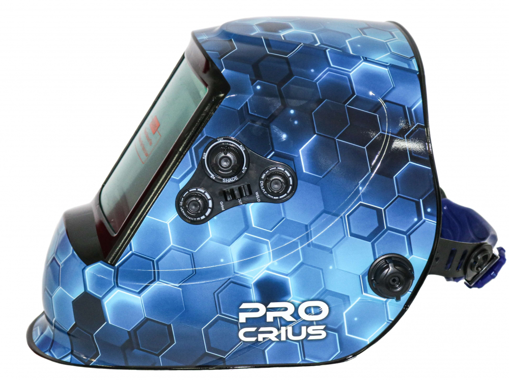 Masca de sudura cu cristale lichide 4 Senzori CRIUS, camp vizual 100x93 mm, tehnologie TRUE COLOR [5]