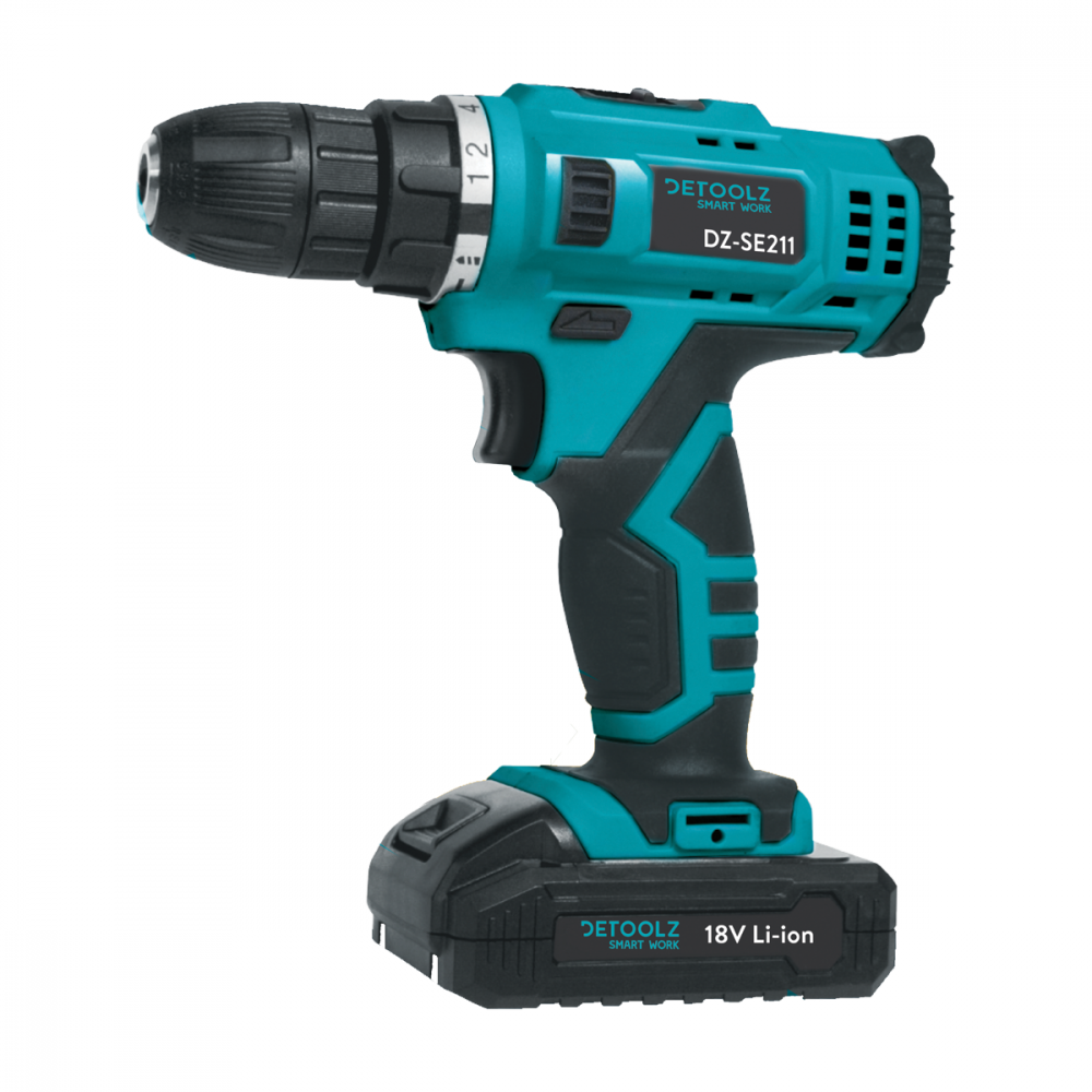 Masina de gaurit insurubat cu accesorii 21V Li-Ion Detoolz DZ-SE211 [2]