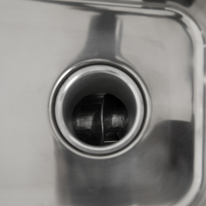 Masina de tocat carne electrica din inox Profesionala Micul Fermier GF-0407 800W bobinaj cupru 150kg/h [3]