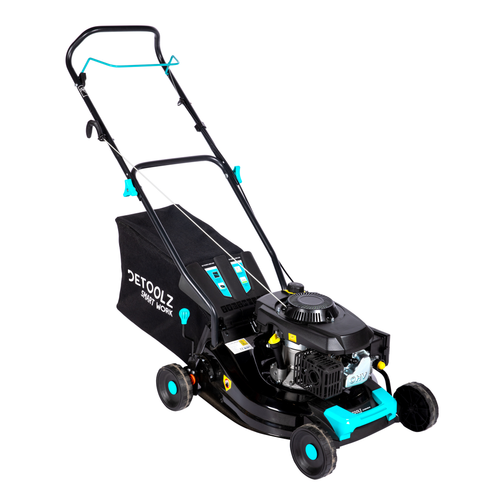 Masina de tuns gazon Detoolz DZ-TG1003-S001-G01, benzina, 146 CC, 50L, 46 cm [4]