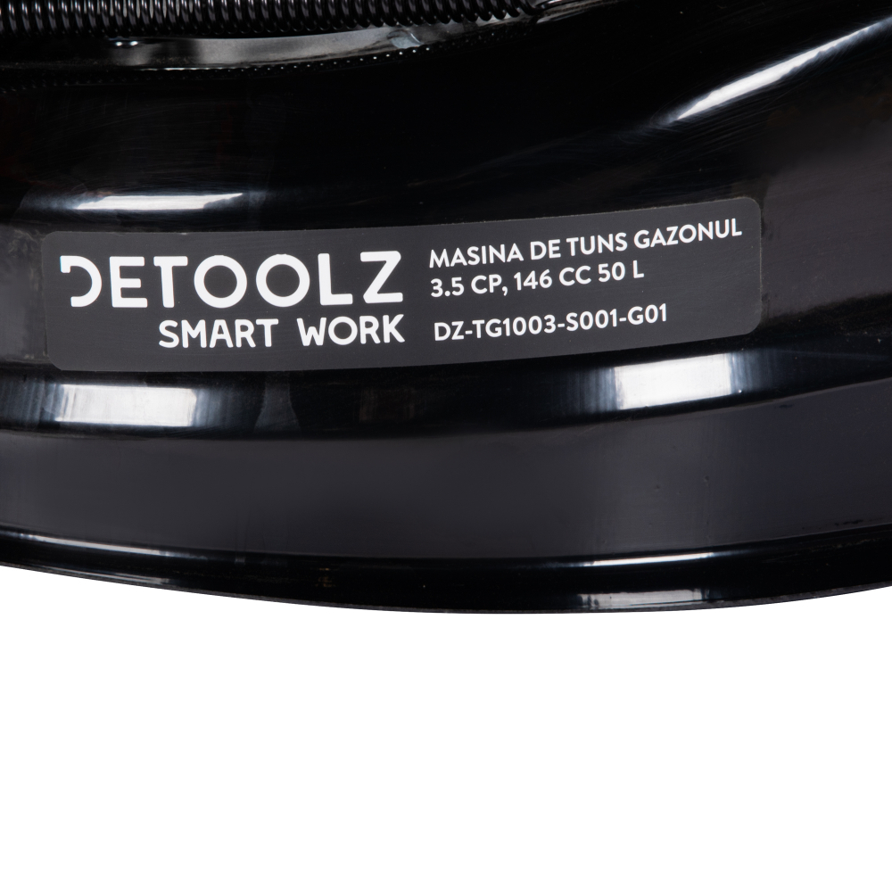 Masina de tuns gazon Detoolz DZ-TG1003-S001-G01, benzina, 146 CC, 50L, 46 cm [2]