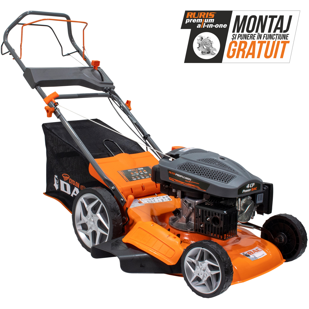 Mașină de tuns gazon RURIS DAC 120XL 4 CP, 46 cm, autopropulsie [1]