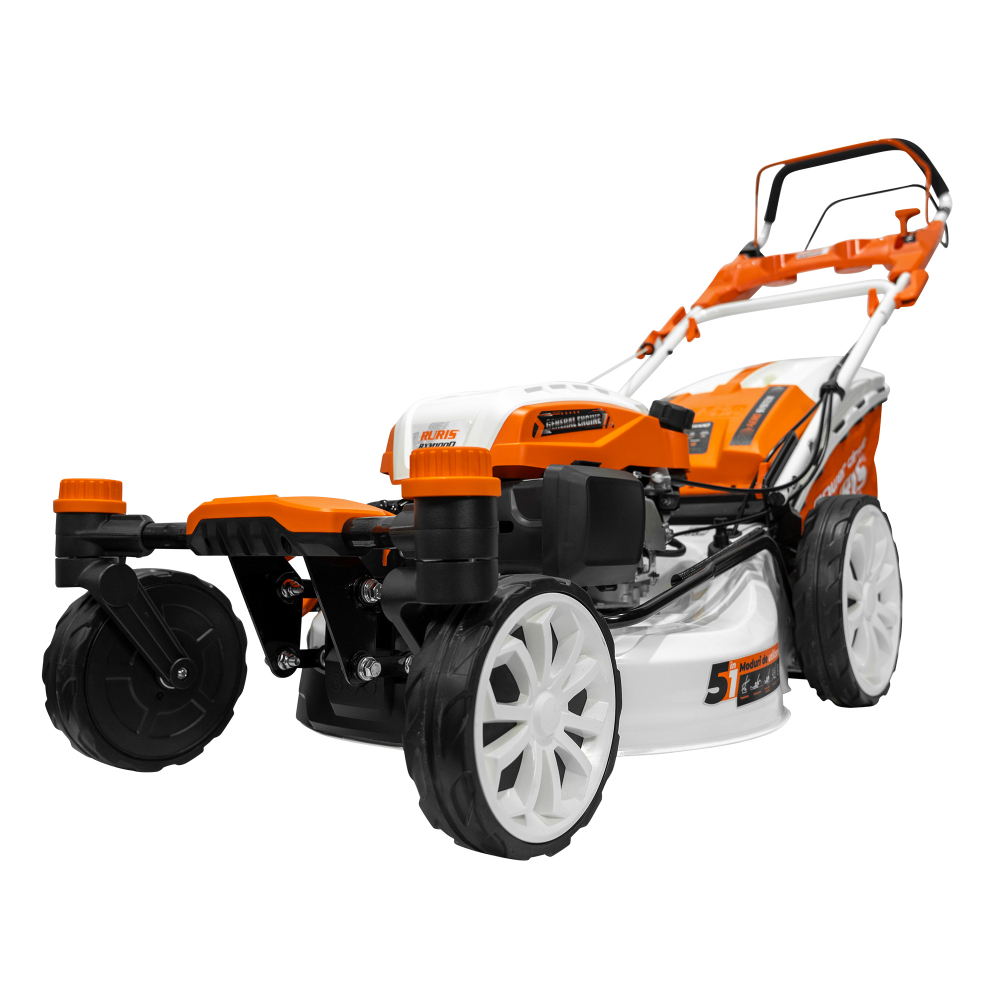 Mașină de tuns gazon RURIS RXM1000 3.9 CP, 51 cm, roti fata cu rotire 360 grade [3]