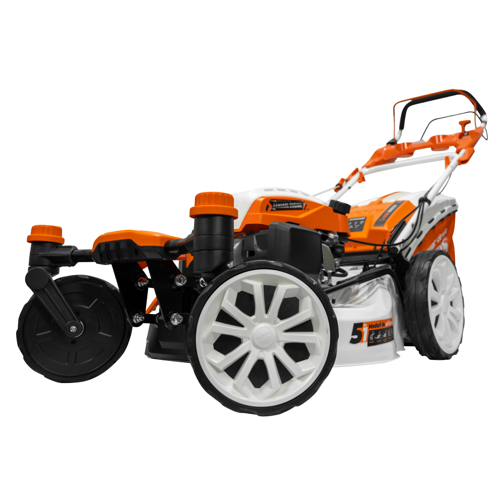 Mașină de tuns gazon RURIS RXM1000 3.9 CP, 51 cm, roti fata cu rotire 360 grade [5]